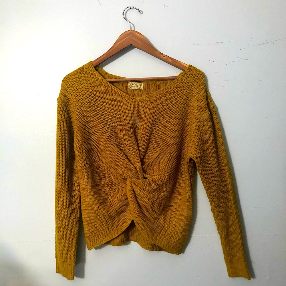 Cute gold sweater